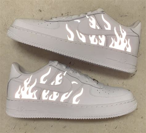 nike air force 1 mit flammen|Nike Air Force 1 schuh.